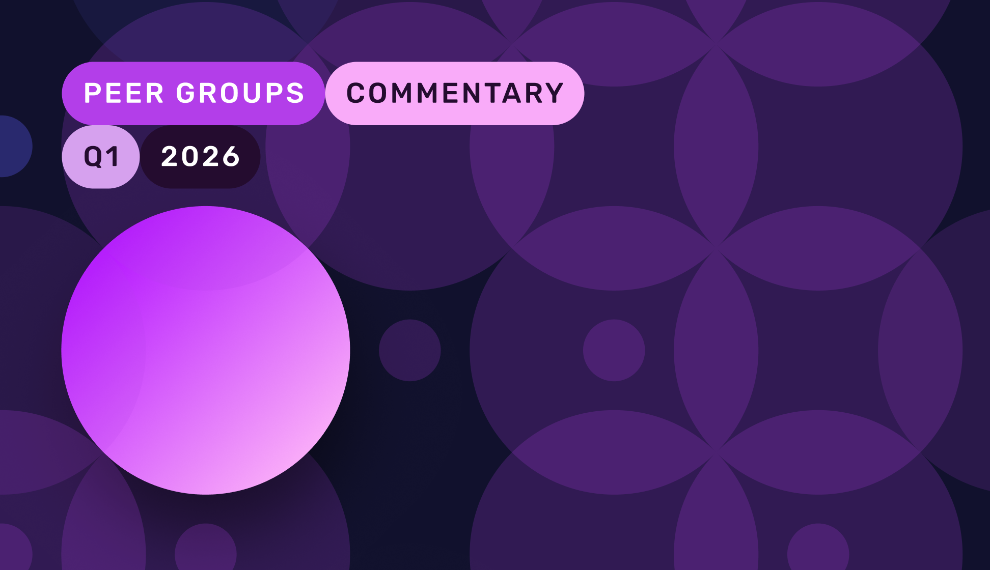 Peer Groups Commentary 1.0